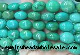 WBBS34 15 inches 18*20mm oval howlite turquoise gemstone beads wholesale